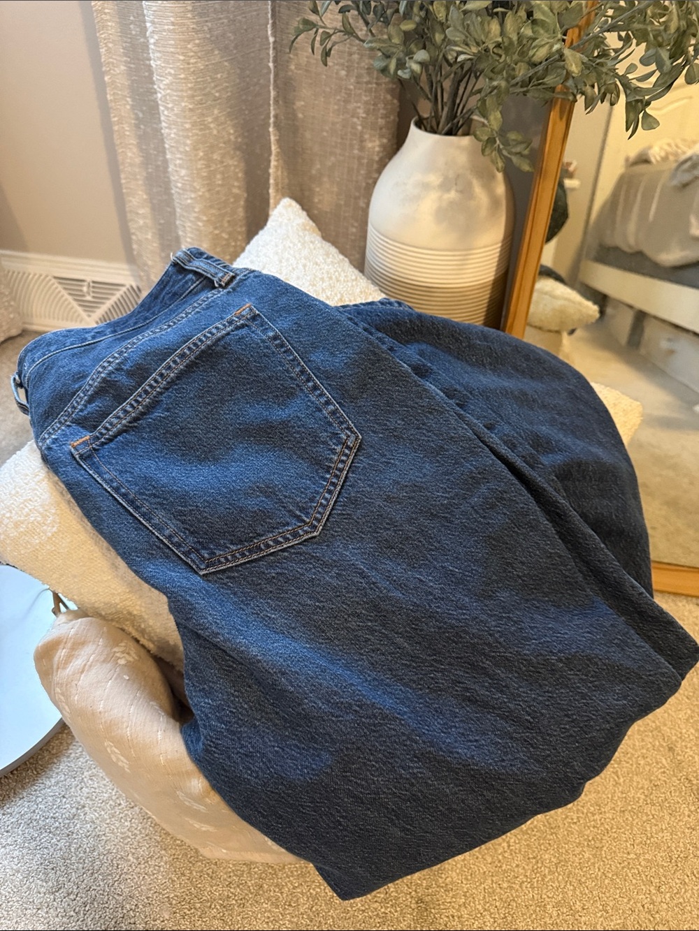 Abercrombie wide leg crop Jean